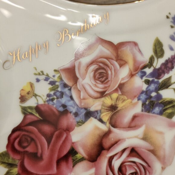 Birthday Adeline 3PC Set Tea Cup with Wave Plate & Spoon - Picture 9 of 11